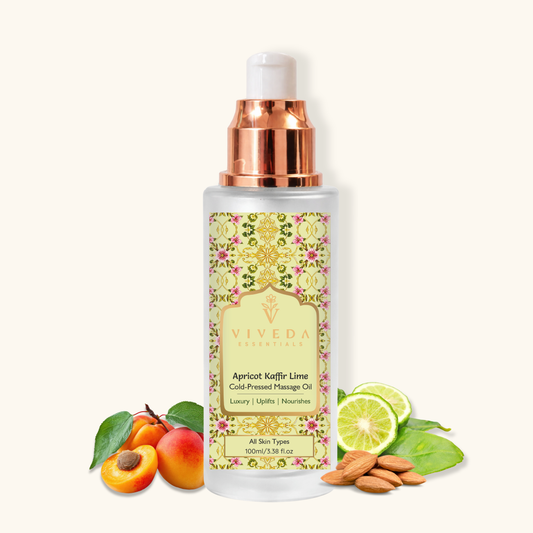Apricot Kaffir Lime Cold - Pressed Massage Oil - Viveda Essentials