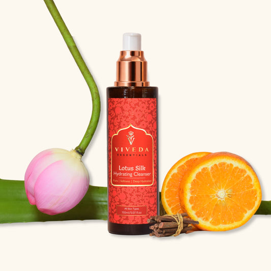 Lotus Silk Hydrating Face Cleanser - Viveda Essentials
