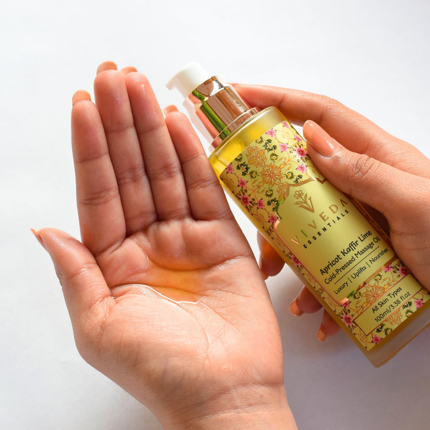 Apricot Kaffir Lime Cold - Pressed Massage Oil - Viveda Essentials