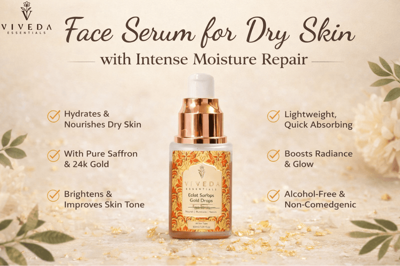 Face Serum for Dry Skin with Intense Moisture Repair