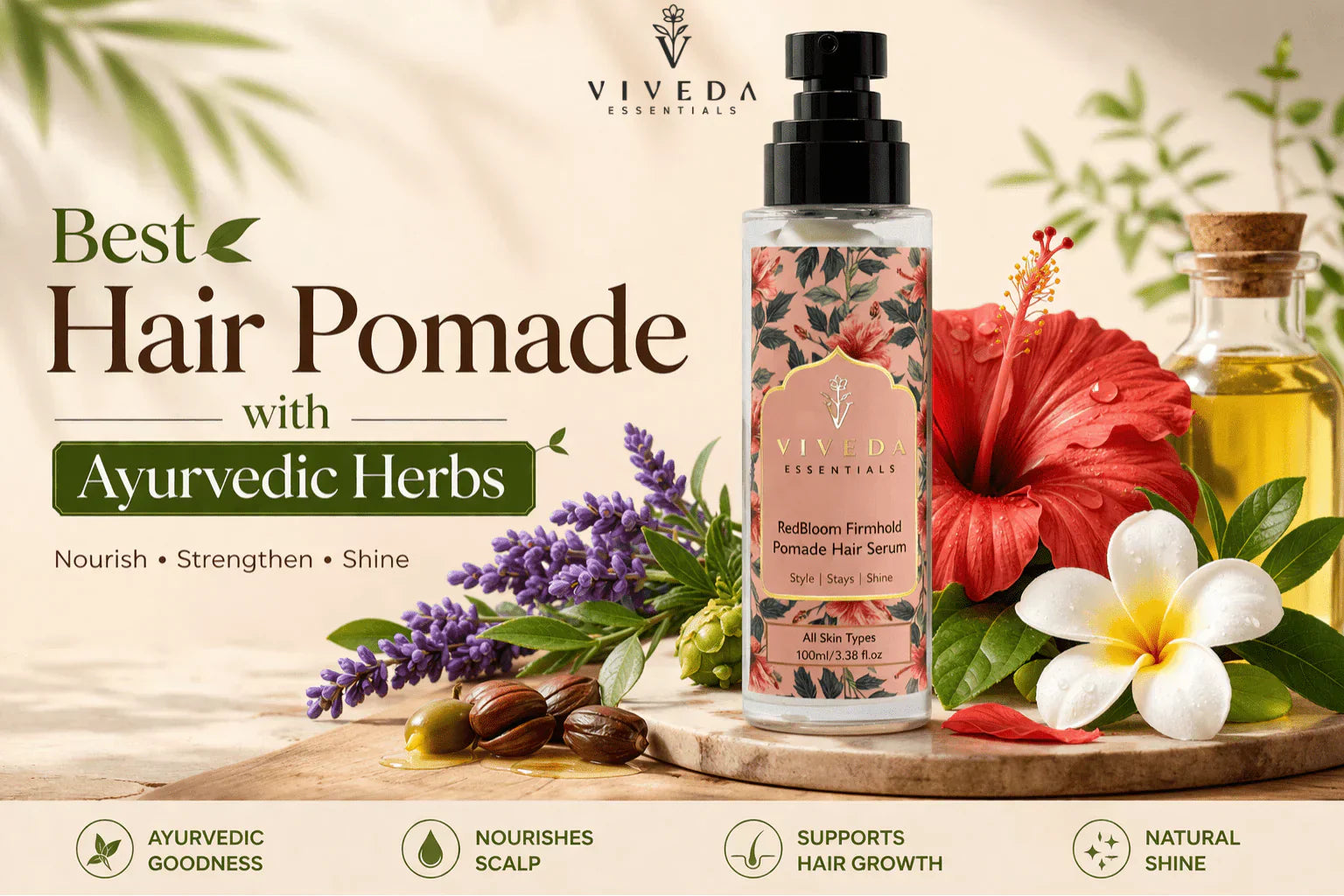 Best Hair Pomade with Ayurvedic Herbs