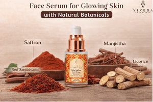 Face Serum for Glowing Skin with Natural Botanicals