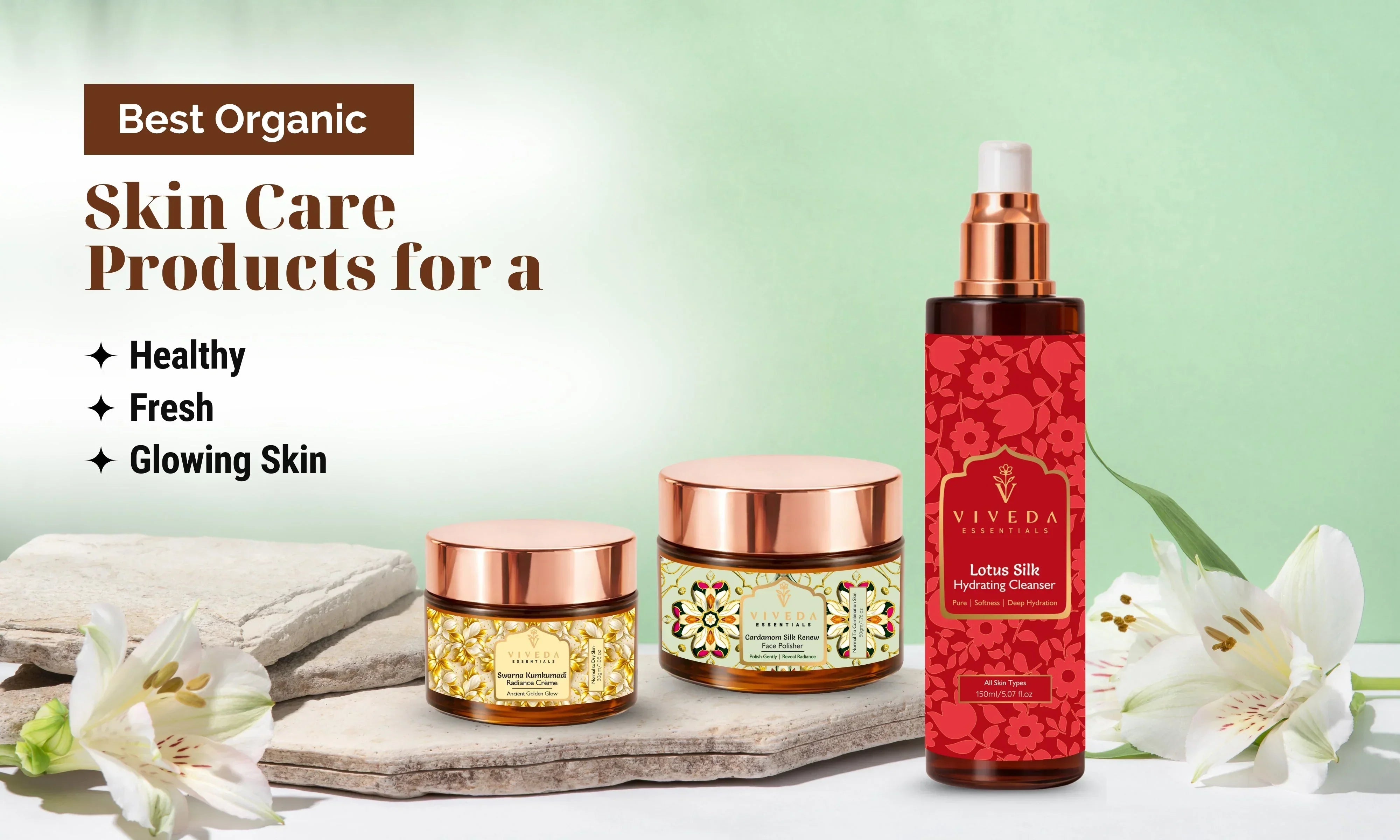 Best Organic Skin Care Products for a Fresh, Healthy, Glowing Skin.