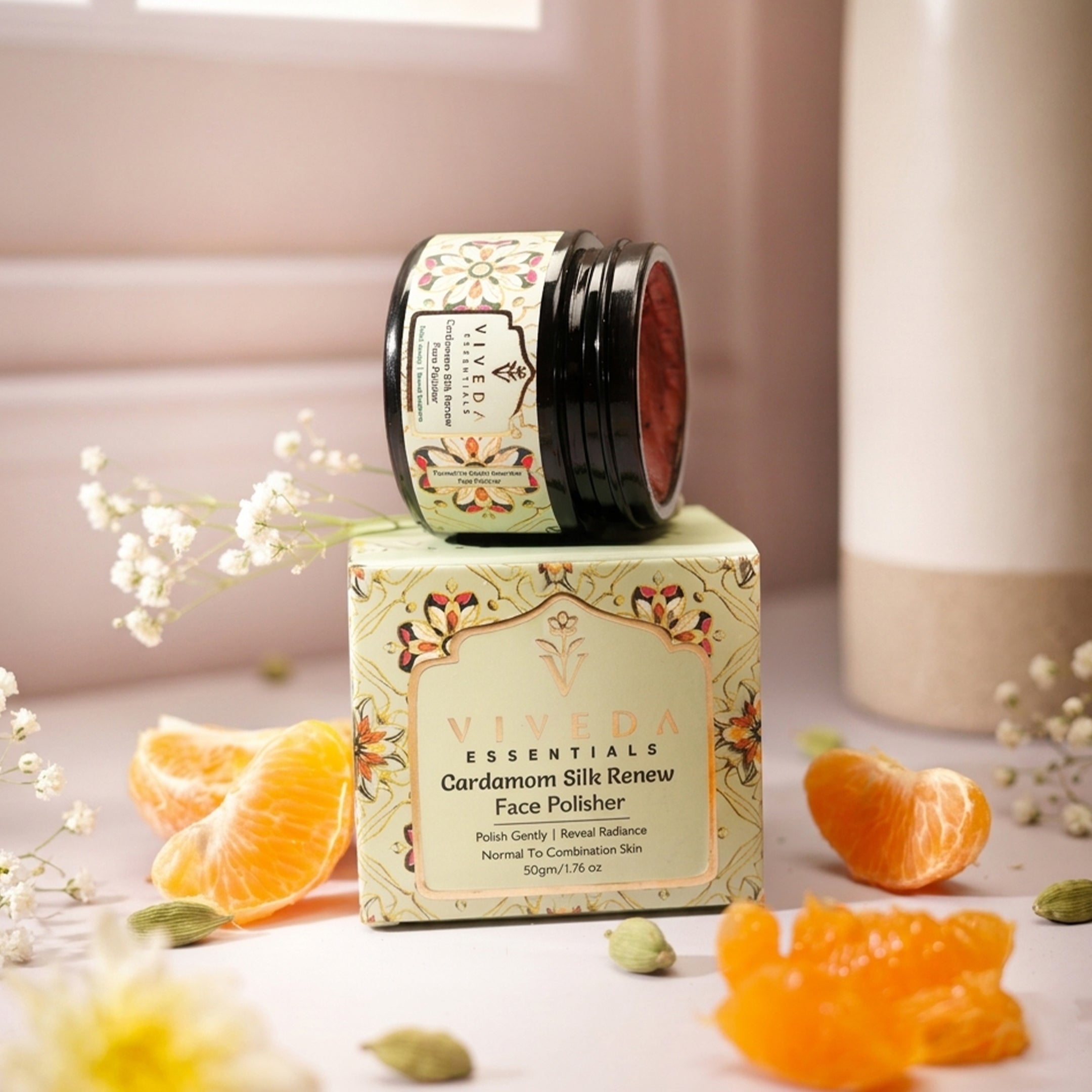 Cardamom Silk Renew Face Polisher