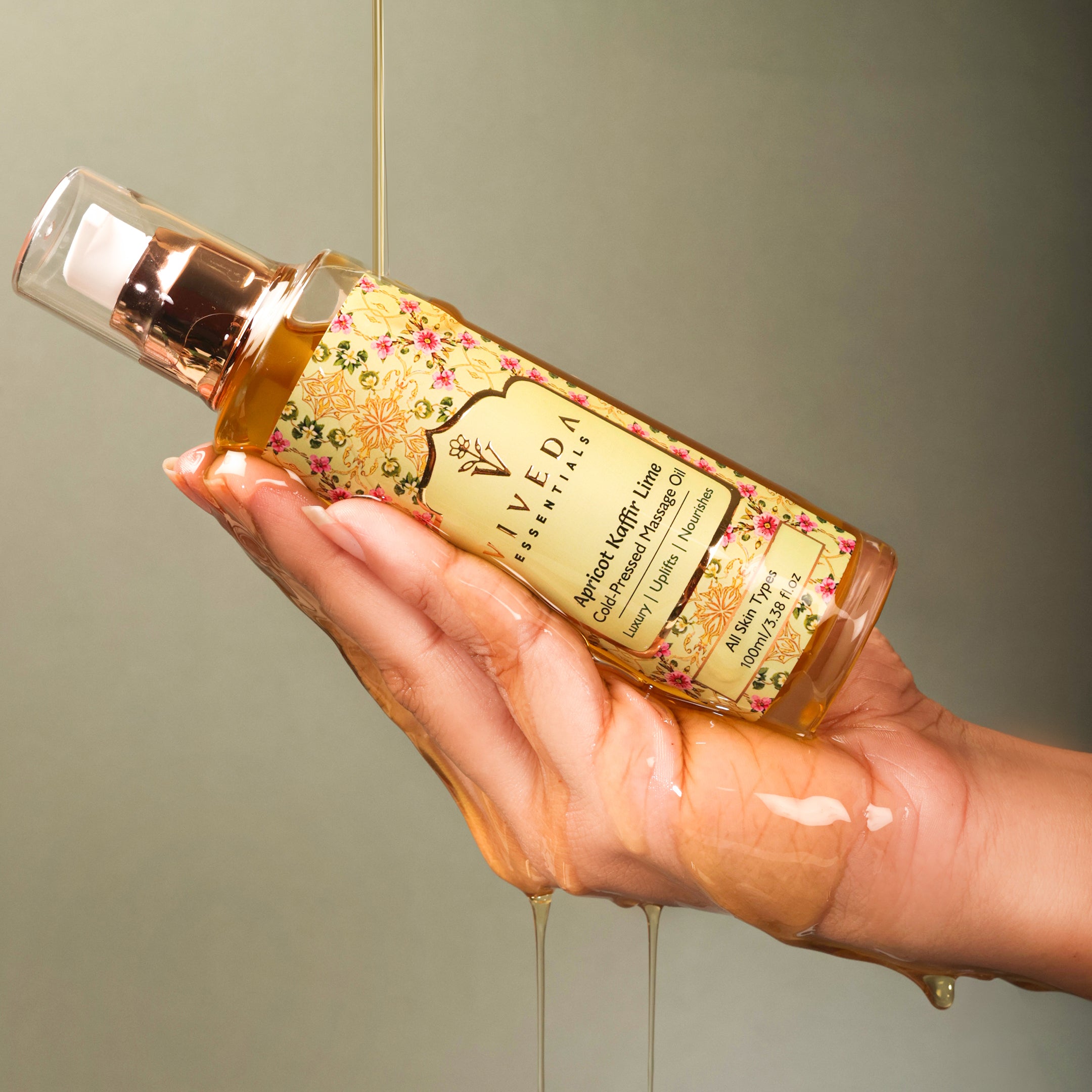 Apricot Kaffir Lime Cold-Pressed Massage Oil