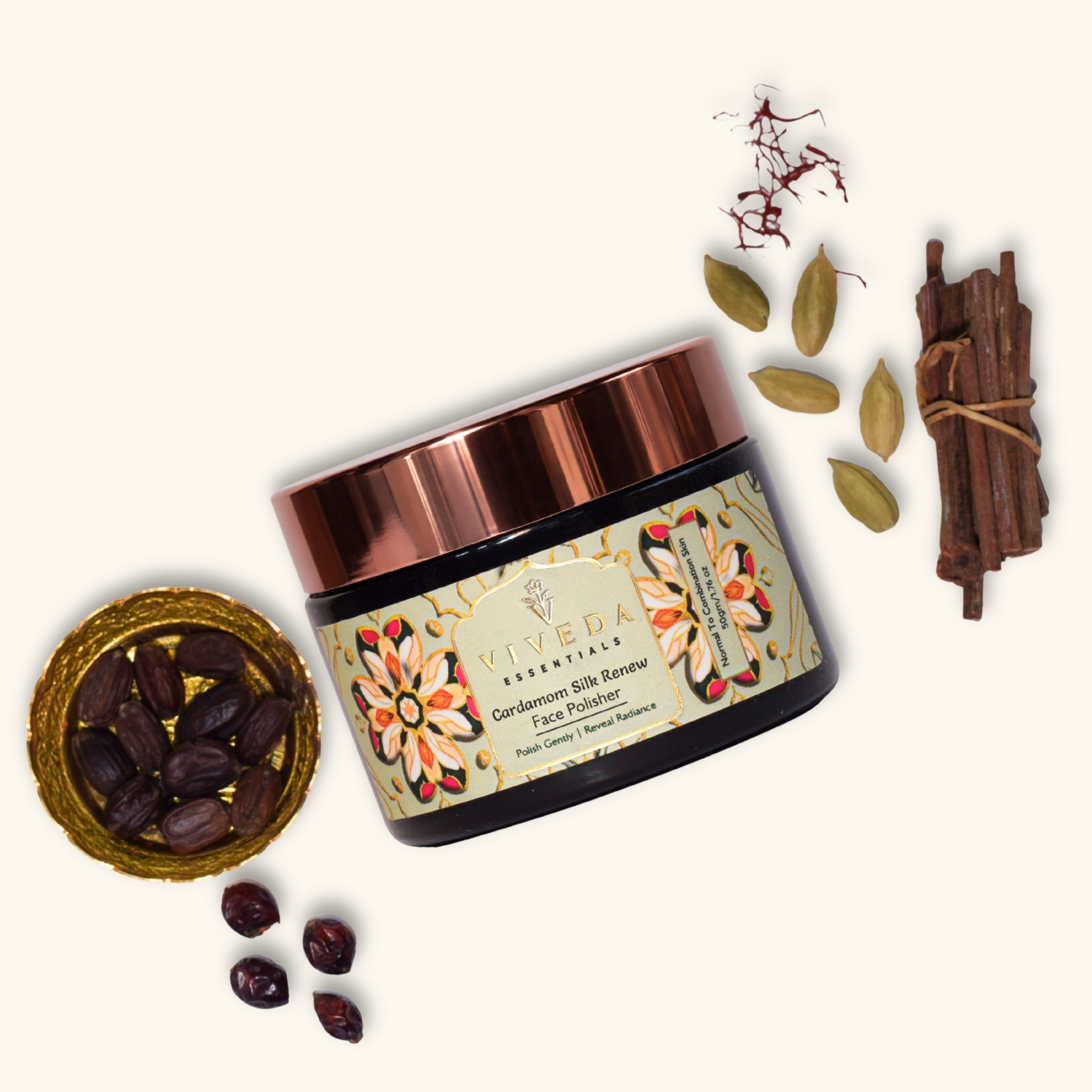 Cardamom Silk Renew Face Polisher