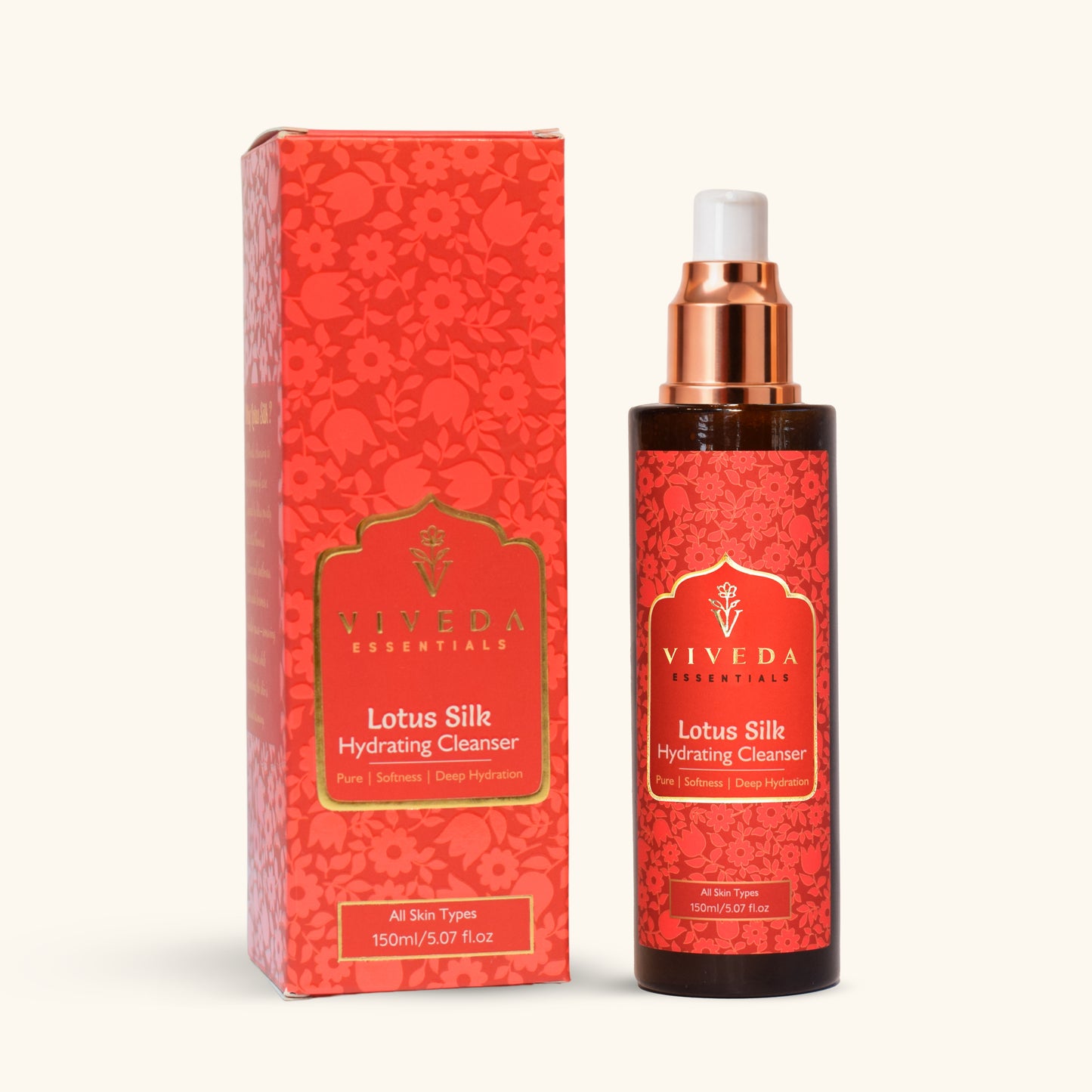 Lotus Silk Hydrating Face Cleanser - Viveda Essentials