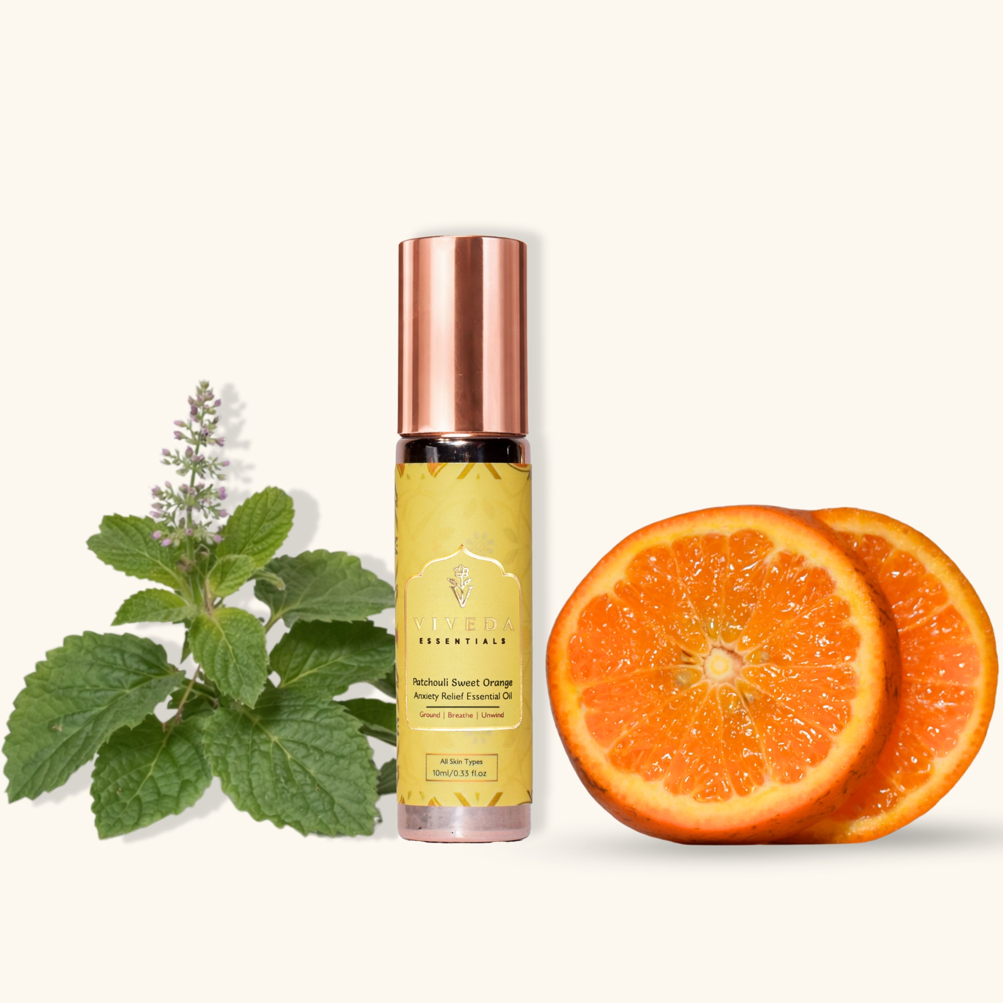 Patchouli Sweet Orange Anxiety Relief Essential Oil