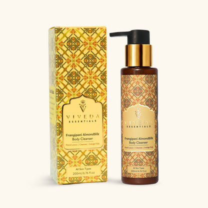 Frangipani AlmondSilk Body Cleanser - Viveda Essentials