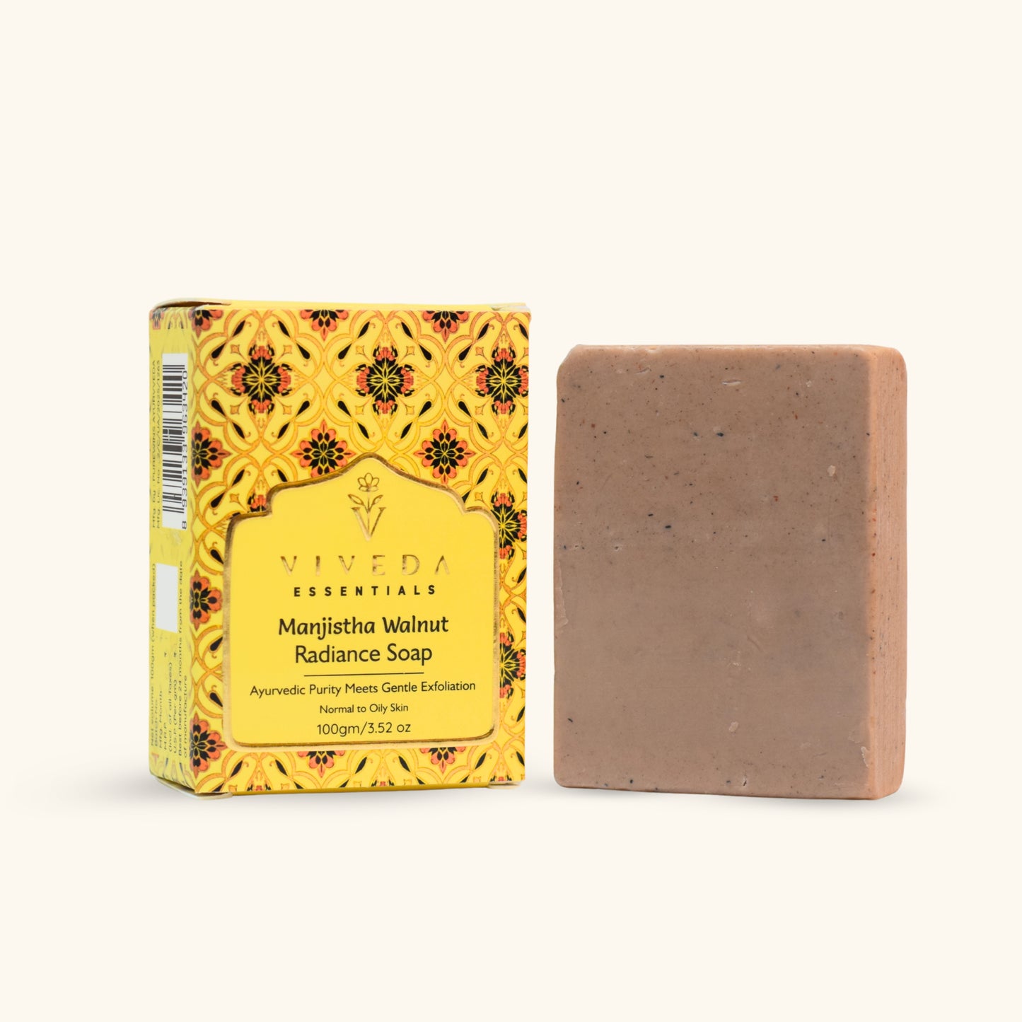Manjistha Walnut Radiance Soap - Viveda Essentials
