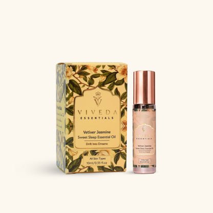 Vetiver Jasmine Sweet Sleep Essential Oil - Viveda Essentials