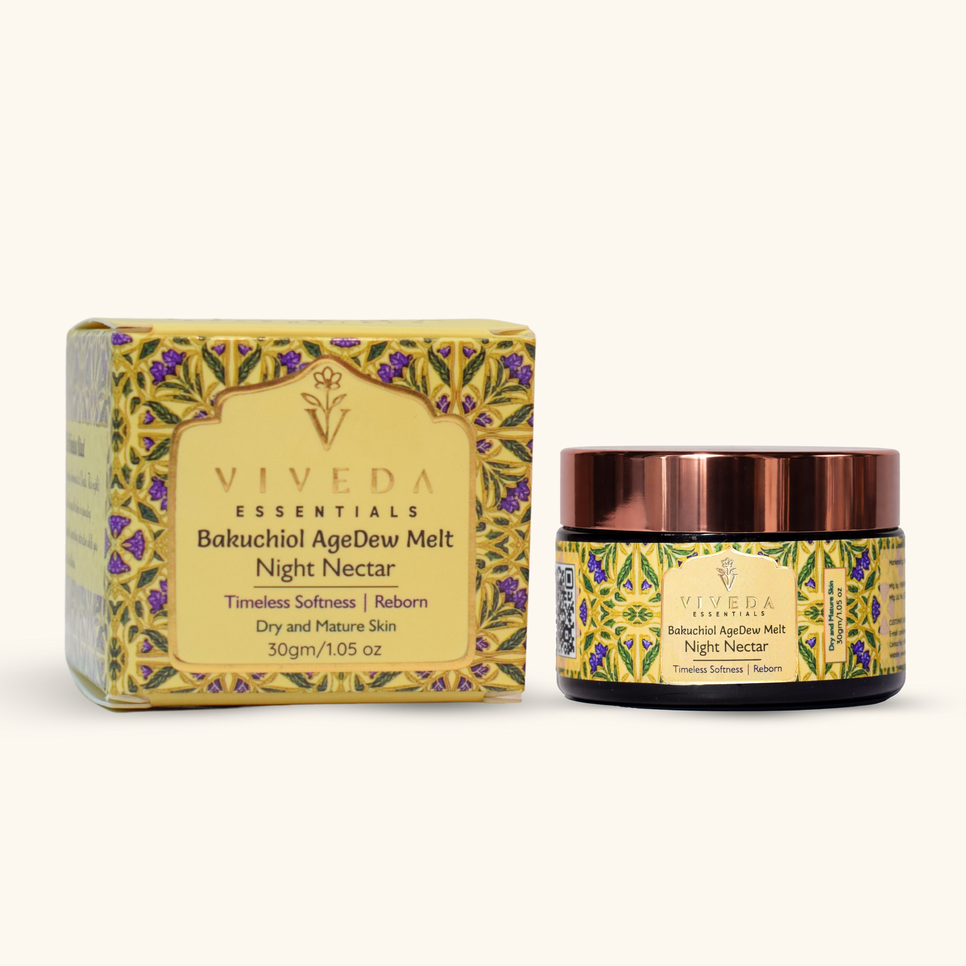 Bakuchiol AgeDew Melt Night Nectar - Viveda Essentials