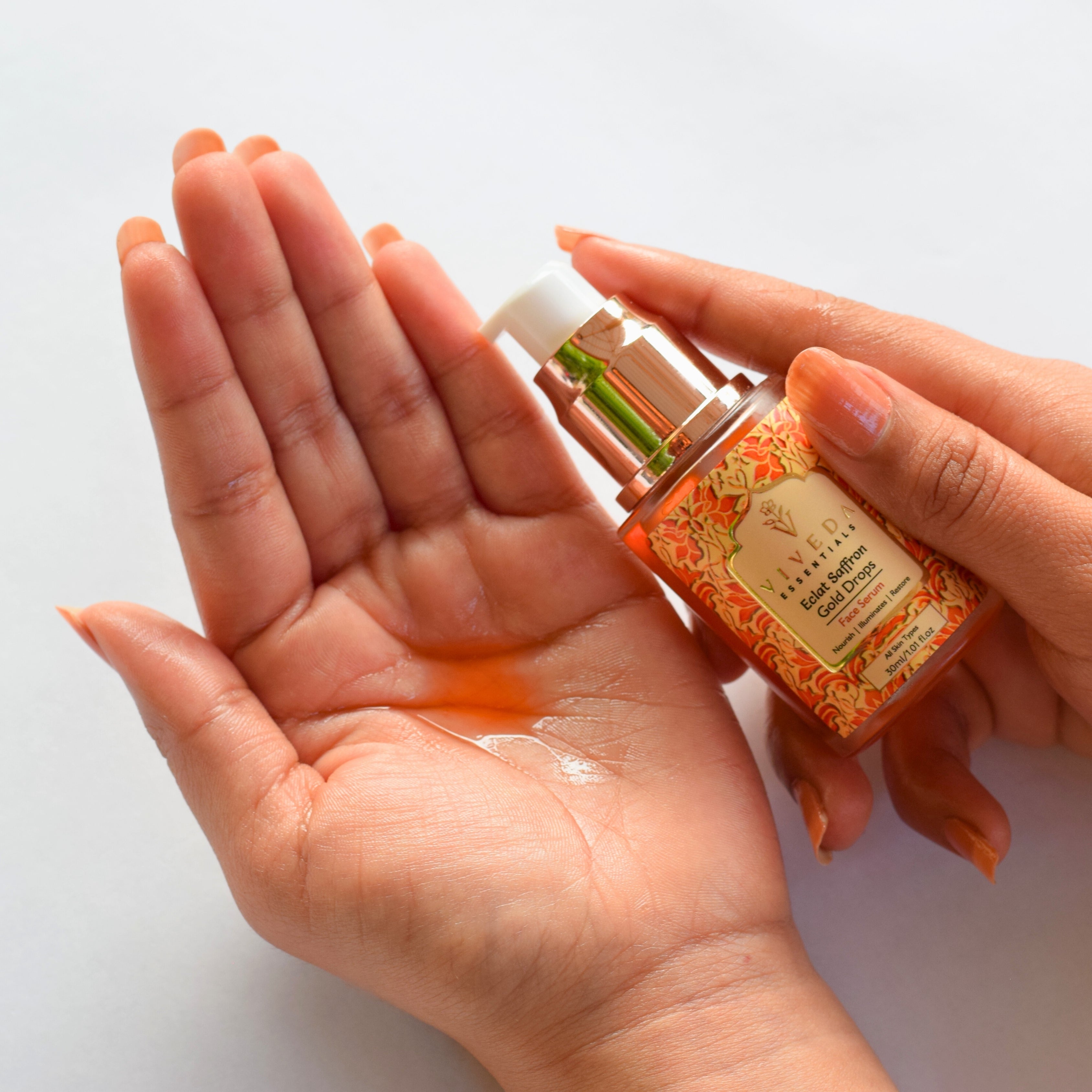 Éclat Saffron Gold Drops Face Serum