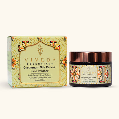 Cardamom Silk Renew Face Polisher - Viveda Essentials
