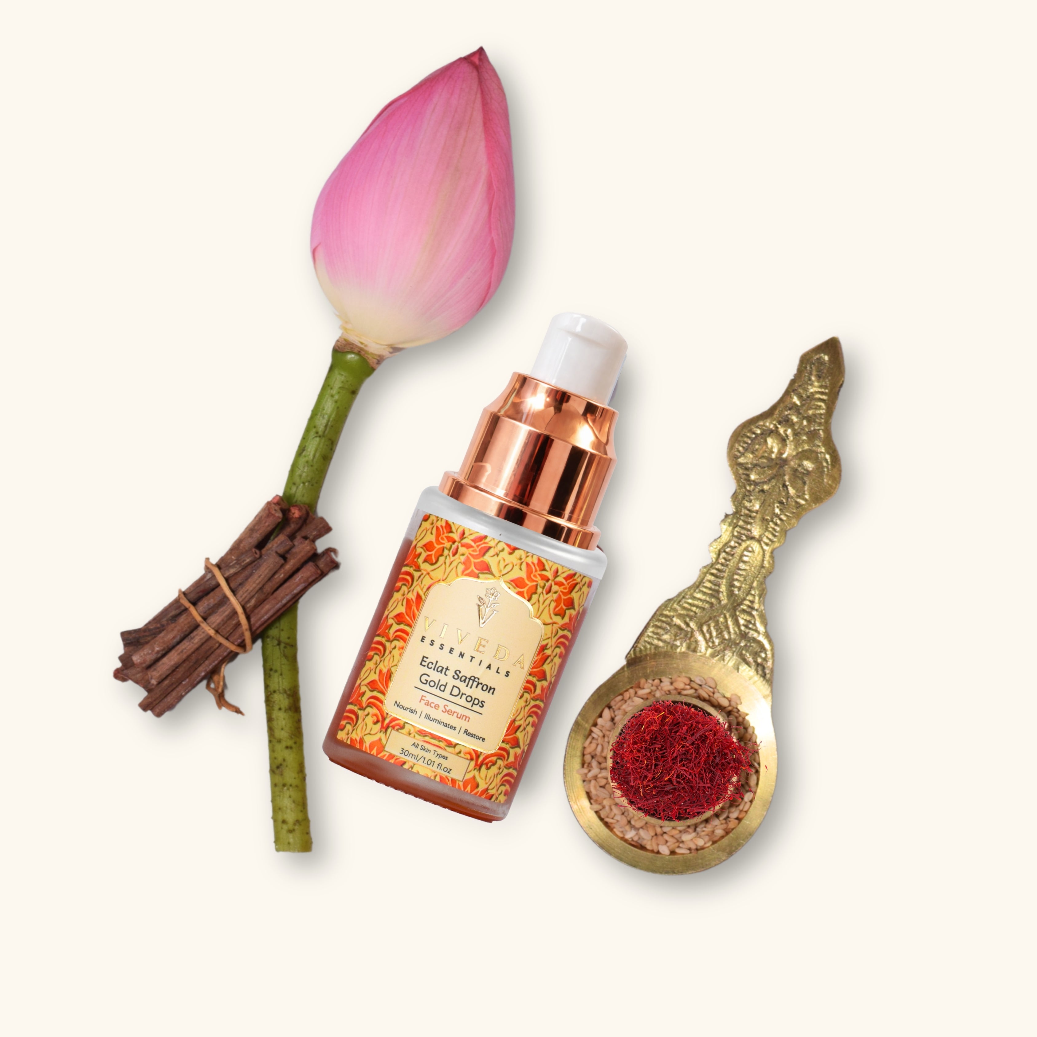 Éclat Saffron Gold Drops Face Serum