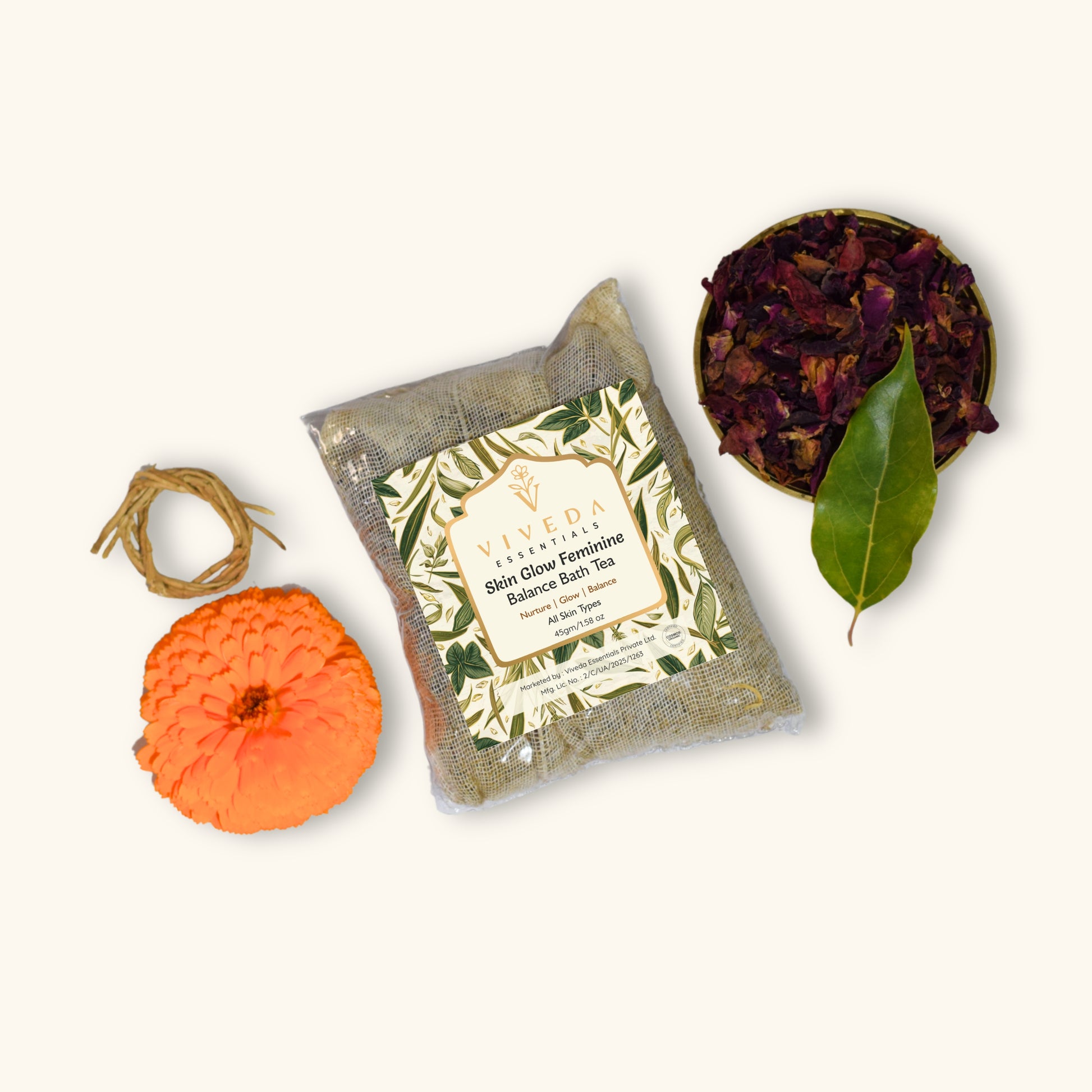 Skin Glow Feminine Balance Bath Tea - Viveda Essentials