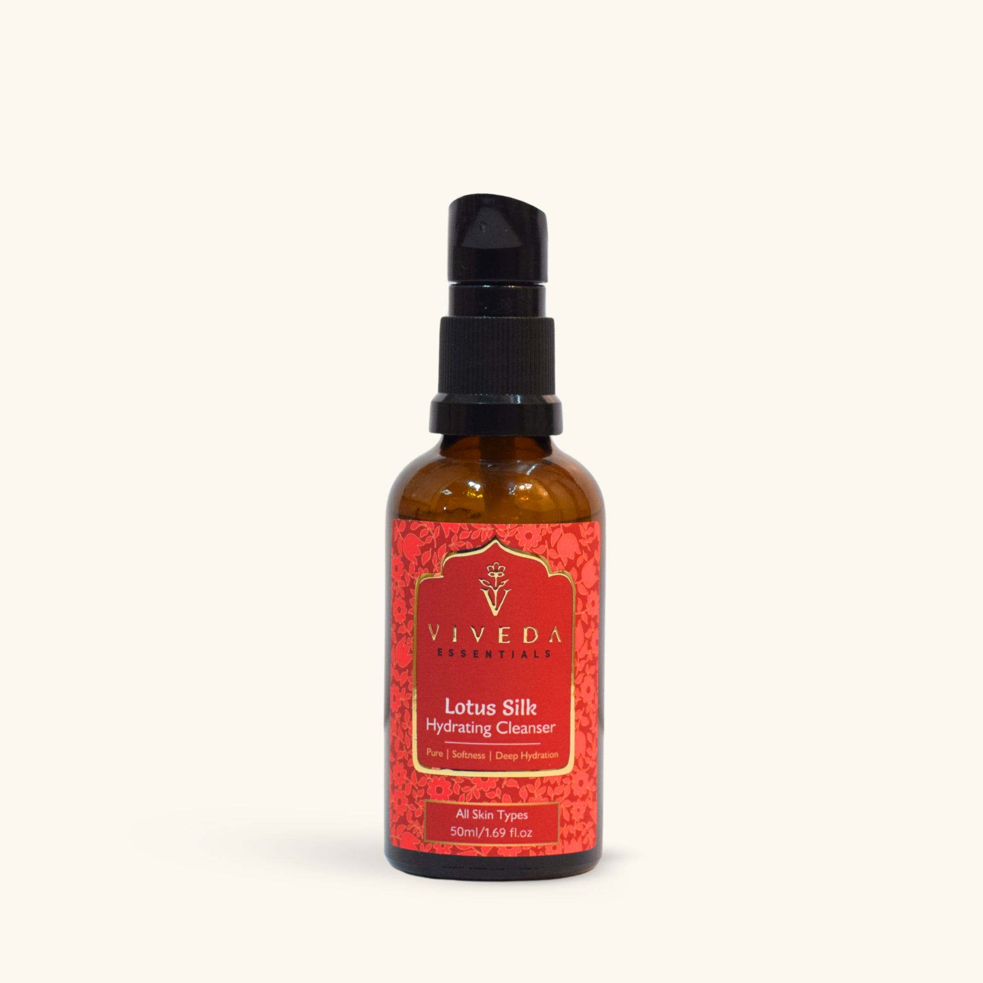 Lotus Silk Hydrating Face Cleanser - Viveda Essentials