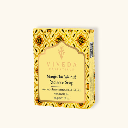 Manjistha Walnut Radiance Soap - Viveda Essentials