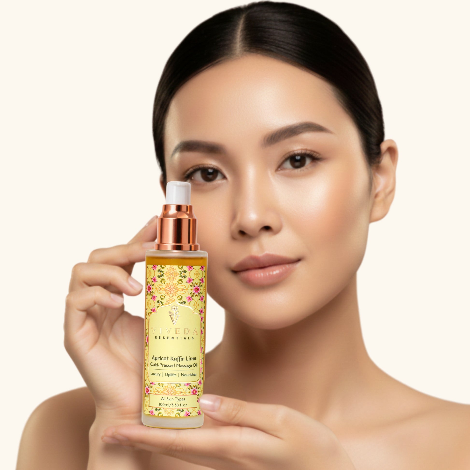 Apricot Kaffir Lime Cold - Pressed Massage Oil - Viveda Essentials