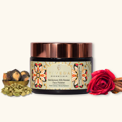Cardamom Silk Renew Face Polisher - Viveda Essentials