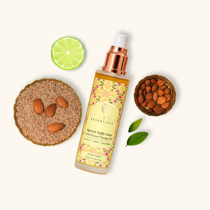 Apricot Kaffir Lime Cold - Pressed Massage Oil - Viveda Essentials