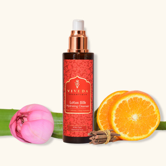 Lotus Silk Hydrating Face Cleanser - Viveda Essentials