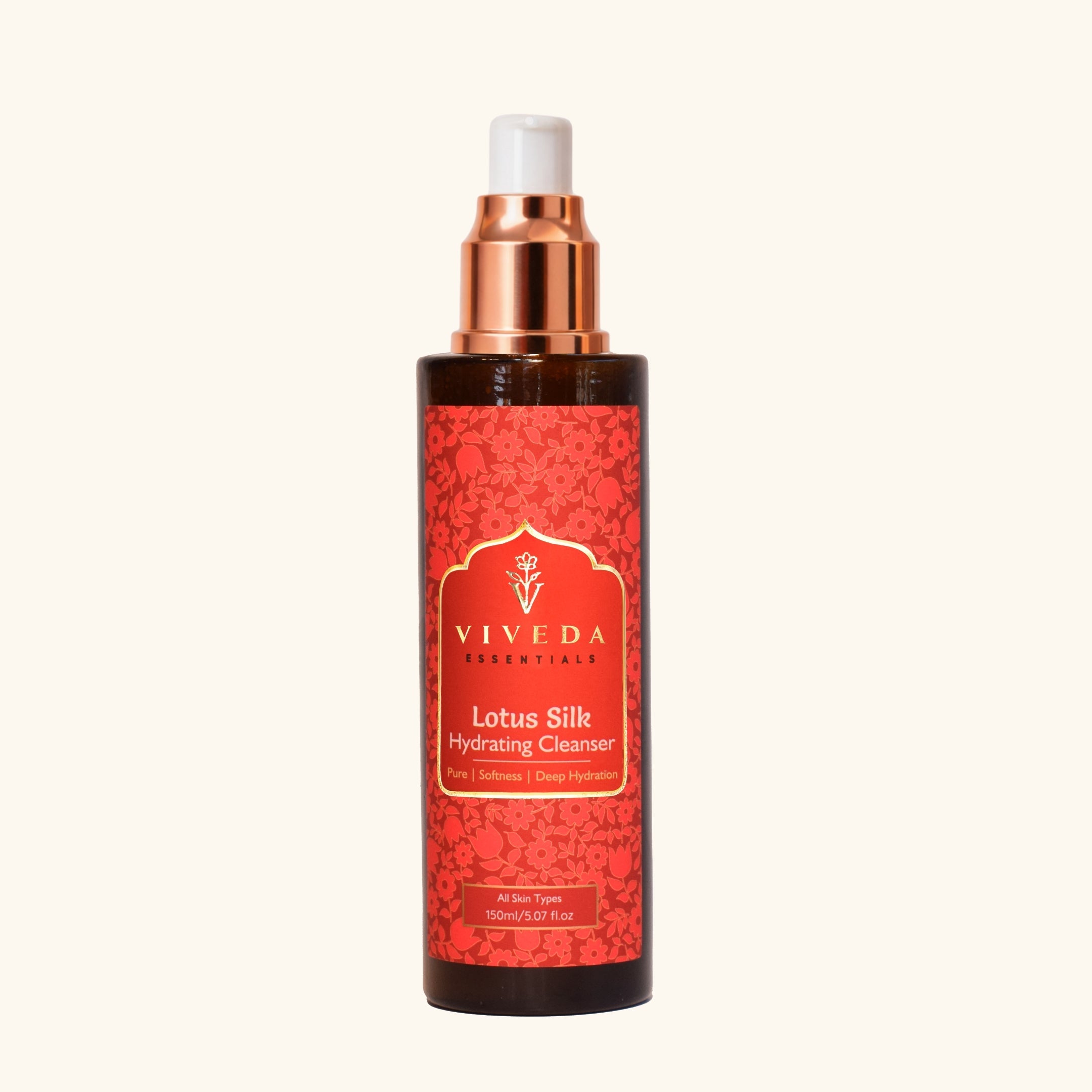 Lotus Silk Hydrating Face Cleanser - Viveda Essentials