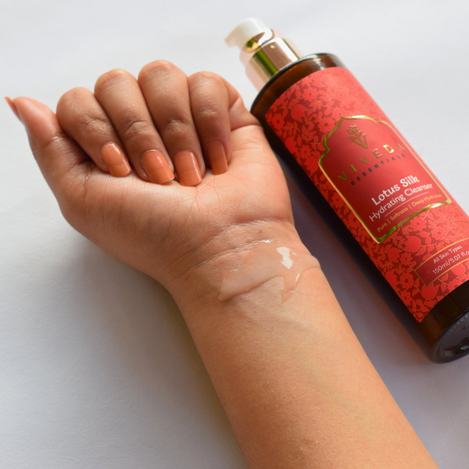 Lotus Silk Hydrating Face Cleanser - Viveda Essentials