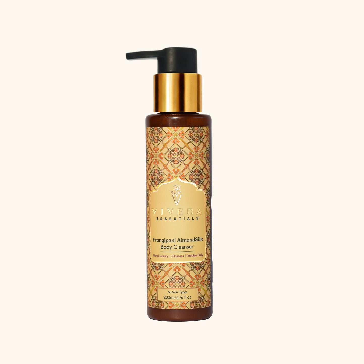 Frangipani AlmondSilk Body Cleanser - Viveda Essentials