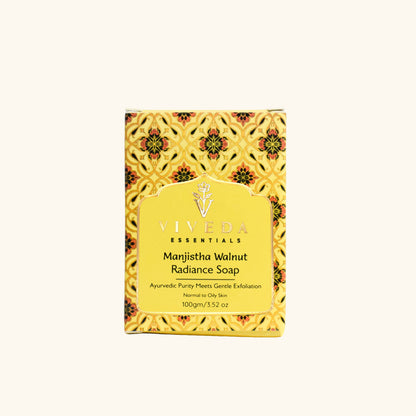 Manjistha Walnut Radiance Soap - Viveda Essentials