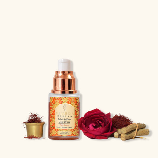 Éclat Saffron Gold Drops Face Serum - Viveda Essentials