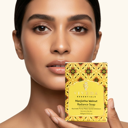 Manjistha Walnut Radiance Soap - Viveda Essentials